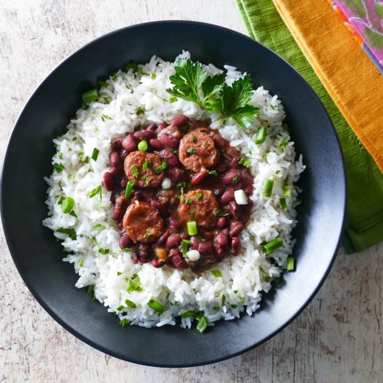 Instant Pot Red Beans and Rice