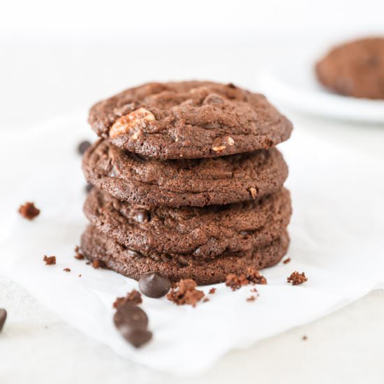 Double Chocolate Chip Cookies