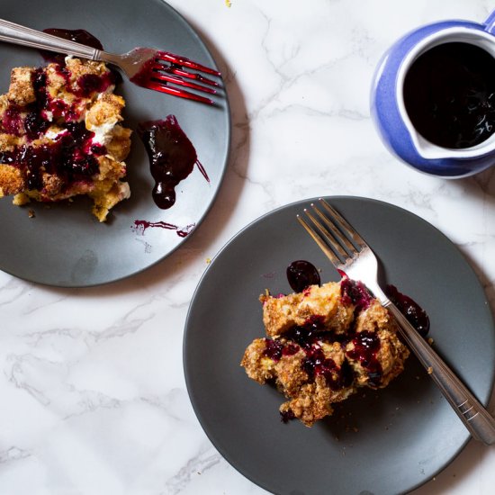 Lemon Blueberry French Toast