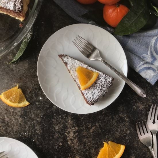 Italian Ricotta Chocolate Tart