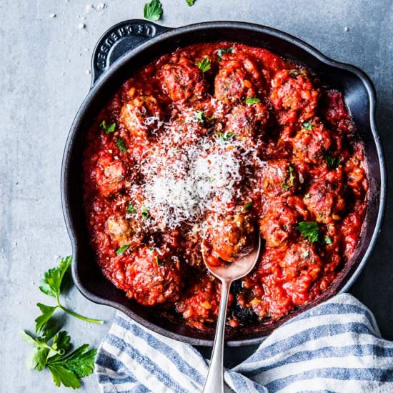 Easy Italian Meatballs