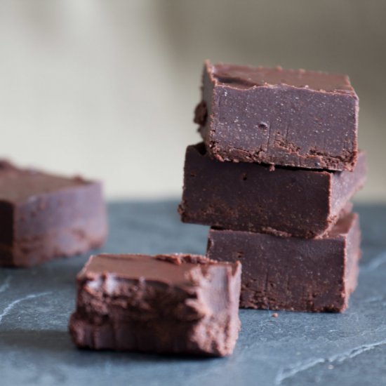 Tahini Chocolate Fudge