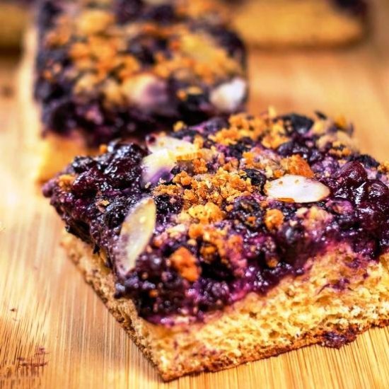 German Blueberry Bread (Two Ways)