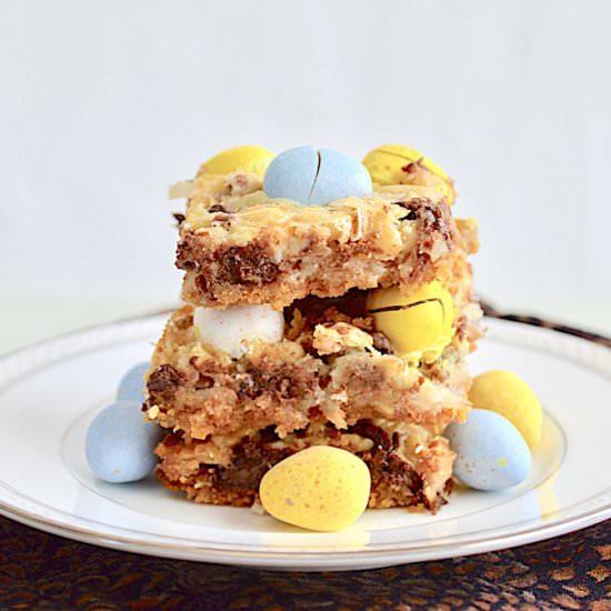 Mini Egg Magic Bars