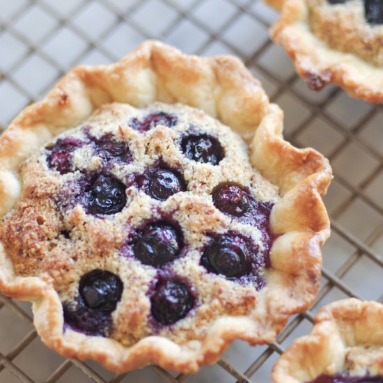 Mini Almond Blueberry Tart