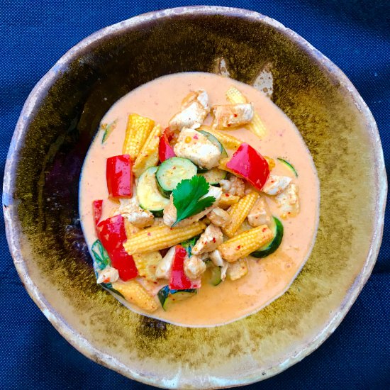 Chicken Thai Red Curry (Foolproof)