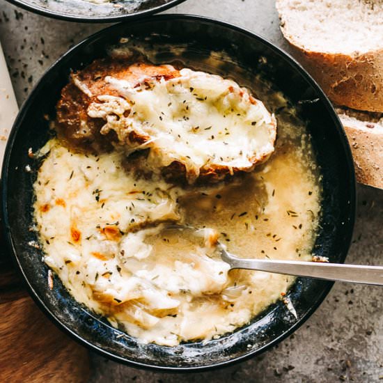 Slow Cooker French Onion Soup