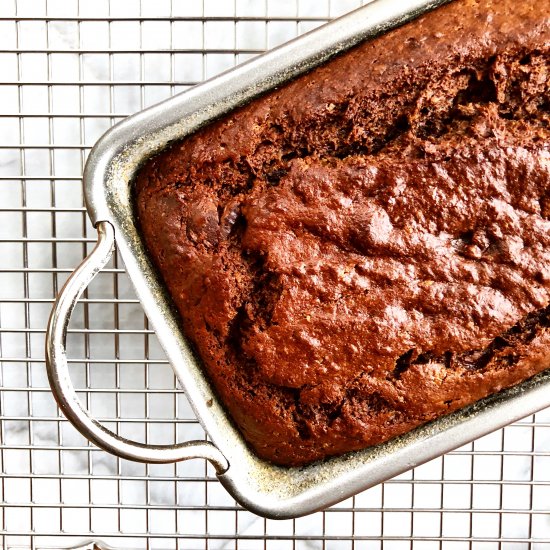 Double Chocolate Banana Bread