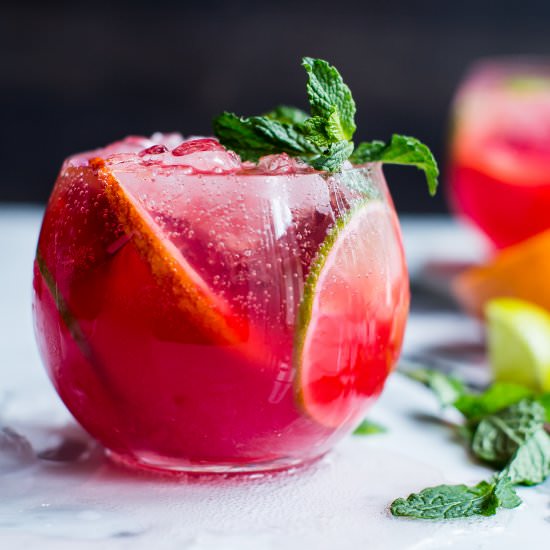 Blood Orange Mojitos