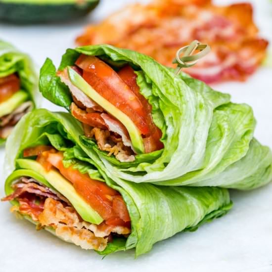 Skinny BLT Avocado Wraps