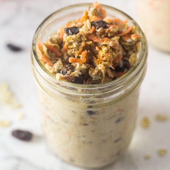 Carrot Cake Overnight Oats