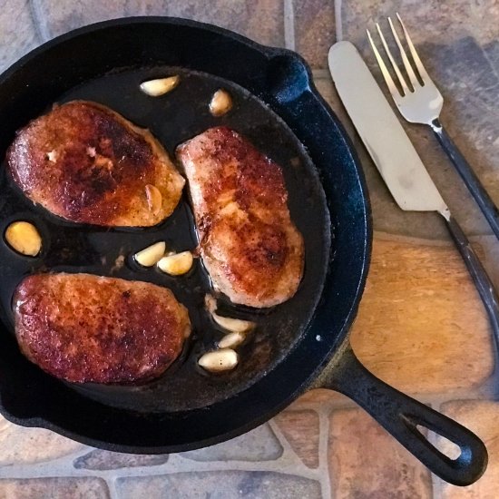 Reverse Sear Pork Chops