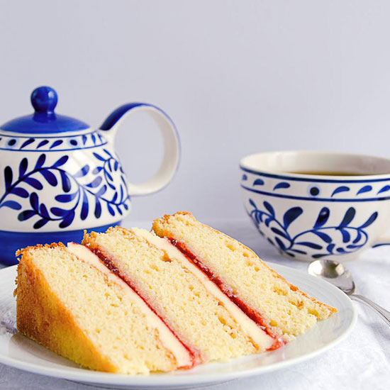 Traditional Victoria sponge cake