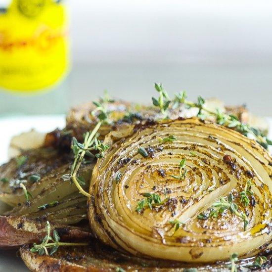 Jerk Marinated Roasted Onions