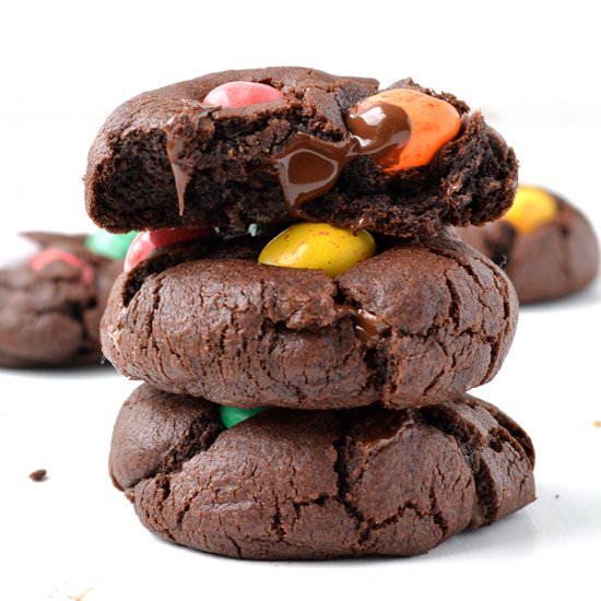 Chocolate Easter Egg Cookies