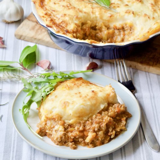 Shepherd’s Pie with Roasted Garlic