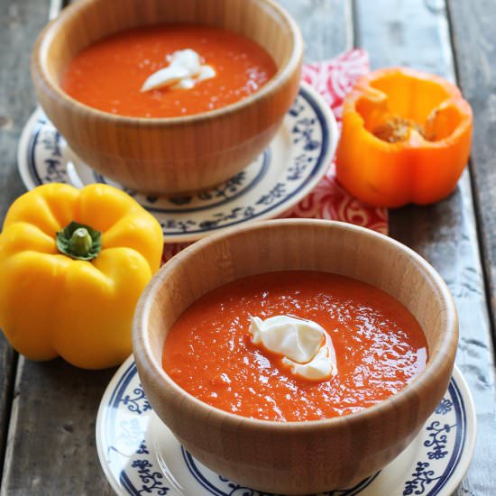 Roasted Red Pepper Soup