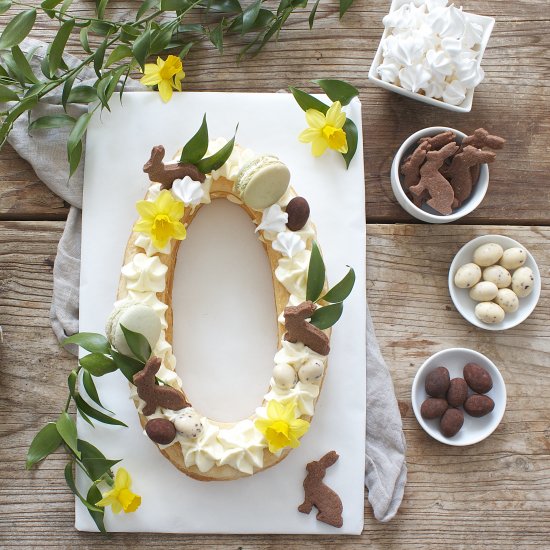 Letter Cake for Easter