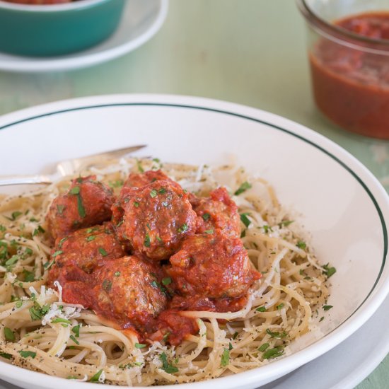 Grain-Free Zucchini Meatballs