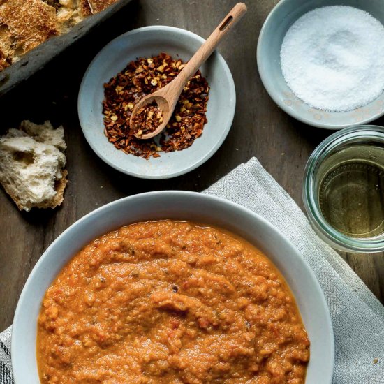 Roasted Eggplant and Tomato Dip