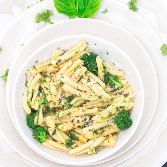 Casarecce Pasta & Broccolini Rabe