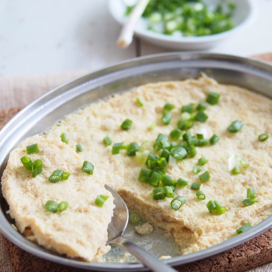 Steamed Egg with Minced Meat