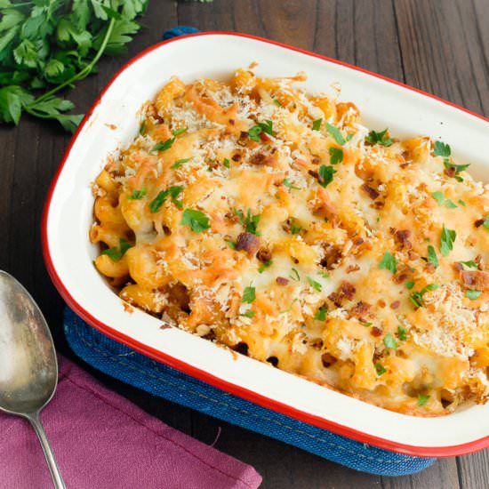 Kimchi Macaroni and Cheese