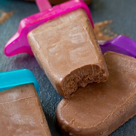 HOMEMADE FUDGESICLES