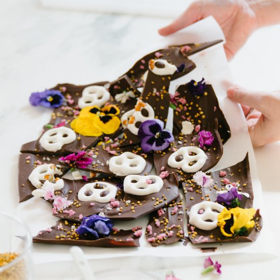 Spring Chocolate Bark