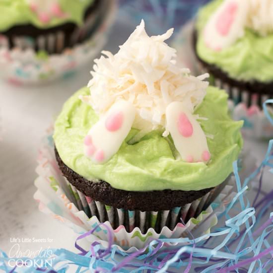 Bunny Butt Cupcakes