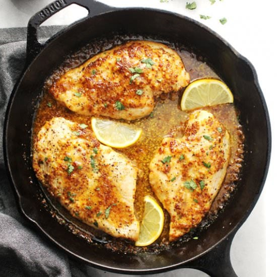 Honey Mustard Skillet Chicken