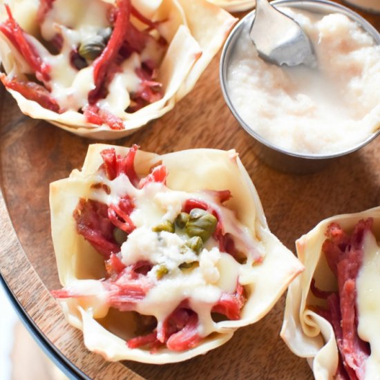 10-Minute Leftover Corned Beef Bake