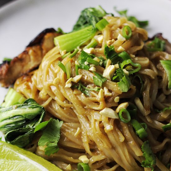 Spicy Peanut Lime Noodles