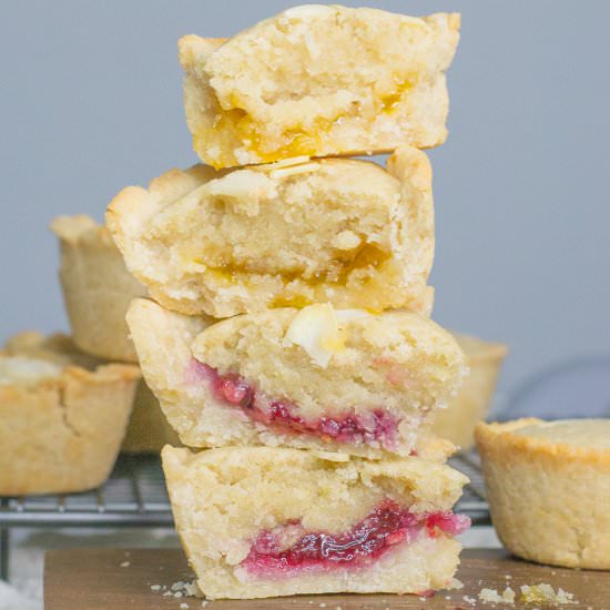 VEGAN MINI BAKEWELL TARTS