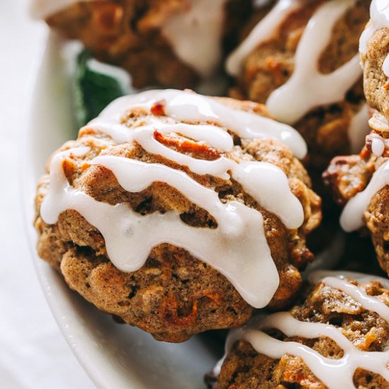 Carrot Cake Oatmeal Cookies