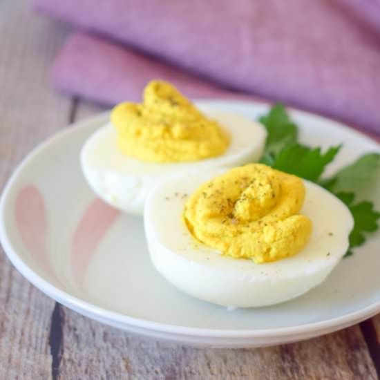 Healthier Deviled Eggs