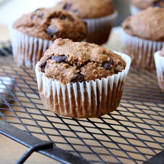 CHOCOLATE CHIP BRAN MUFFINS