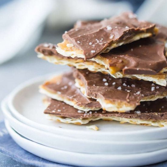 Matzo Toffee