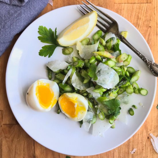 Super Fast Asparagus Salad