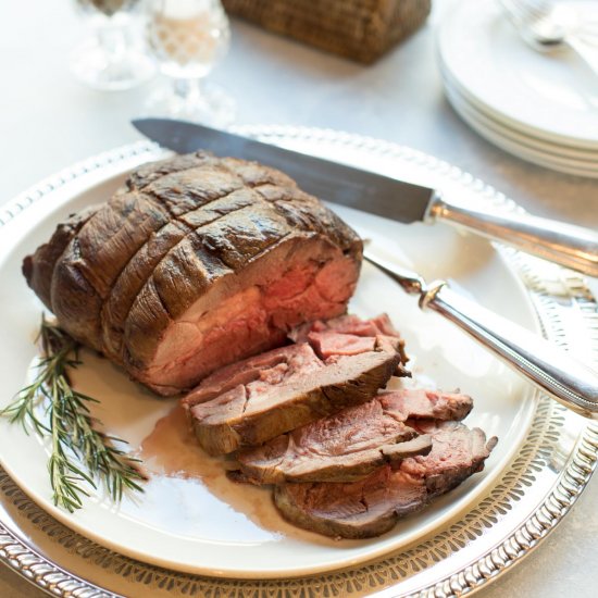 Slow Roasted Leg of Lamb