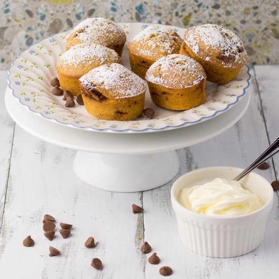 Caramel Choc-Chip Mini Mud Cakes