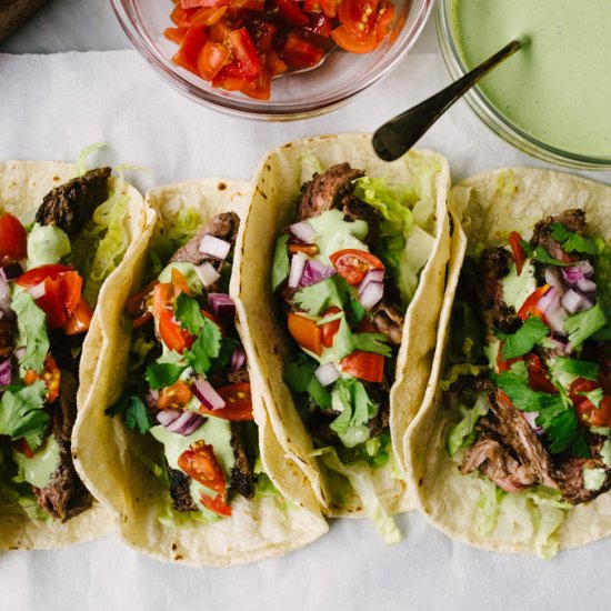 Skirt Steak Tacos