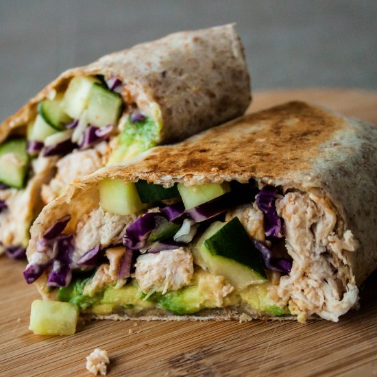 Low-Calorie Chicken Wrap