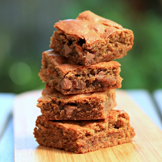 Flourless Peanut Butter Blondies