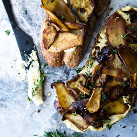 Groovy Vegan Mushroom Toast