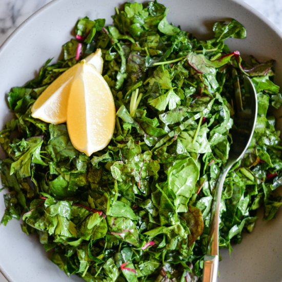 3 Greens Refrigerator Salad