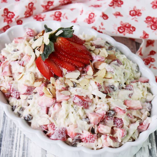 Strawberry Lemon Coleslaw