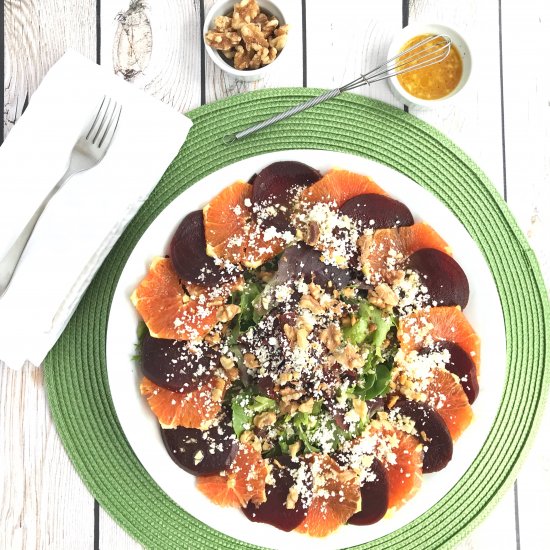 Beet, Orange and Goat Cheese Salad