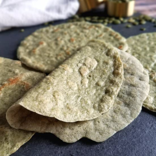 Paleo Pumpkin Seed Tortillas