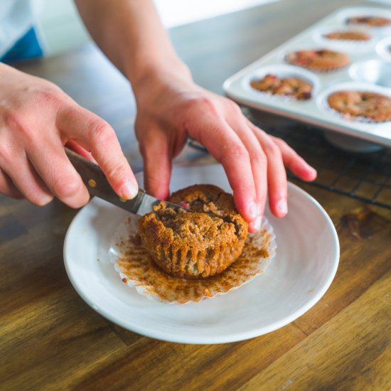 Strawberry Rhubarb Muffins